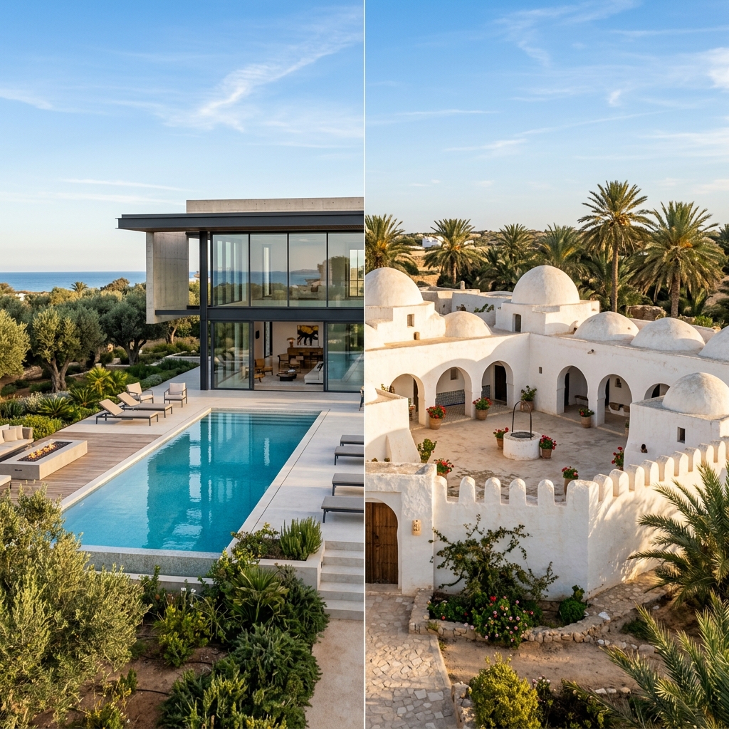 Architecture moderne et demeure d'exception